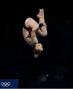 4 August 2021; Christina Wassen of Germany in action during the preliminary round of the women's 10 metre platform at the Tokyo Aquatics Centre on day ten of the 2020 Tokyo Summer Olympic Games in Tokyo, Japan. Photo by Ramsey Cardy/Sportsfile