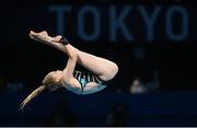 4 August 2021; Christina Wassen of Germany in action during the preliminary round of the women's 10 metre platform at the Tokyo Aquatics Centre on day ten of the 2020 Tokyo Summer Olympic Games in Tokyo, Japan. Photo by Ramsey Cardy/Sportsfile
