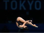 4 August 2021; Jun Hoong Cheong of Malaysia in action during the preliminary round of the women's 10 metre platform at the Tokyo Aquatics Centre on day ten of the 2020 Tokyo Summer Olympic Games in Tokyo, Japan. Photo by Ramsey Cardy/Sportsfile
