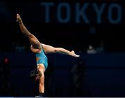 4 August 2021; Ingrid Oliveira of Brazil in action during the preliminary round of the women's 10 metre platform at the Tokyo Aquatics Centre on day ten of the 2020 Tokyo Summer Olympic Games in Tokyo, Japan. Photo by Ramsey Cardy/Sportsfile