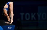 4 August 2021; Sarah Jodoin di Maria of Italy in action during the preliminary round of the women's 10 metre platform at the Tokyo Aquatics Centre on day ten of the 2020 Tokyo Summer Olympic Games in Tokyo, Japan. Photo by Ramsey Cardy/Sportsfile