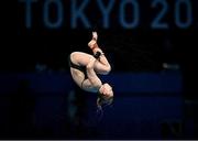 4 August 2021; Tanya Watson of Ireland in action during the preliminary round of the women's 10 metre platform at the Tokyo Aquatics Centre on day ten of the 2020 Tokyo Summer Olympic Games in Tokyo, Japan. Photo by Ramsey Cardy/Sportsfile