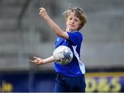4 August 2021; Páidí Boland, age 10, during the Bank of Ireland Leinster Rugby Summer Camp Tullamore RFC in Tullamore, Offaly. Photo by Piaras Ó Mídheach/Sportsfile