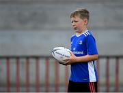 4 August 2021; Tomás McFadden during the Bank of Ireland Leinster Rugby Summer Camp Tullamore RFC in Tullamore, Offaly. Photo by Piaras Ó Mídheach/Sportsfile
