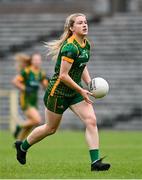 1 August 2021; Orlagh Lally of Meath during the TG4 Ladies Football All-Ireland Championship Quarter-Final match between Armagh and Meath at St Tiernach's Park in Clones, Monaghan. Photo by Sam Barnes/Sportsfile