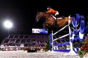 4 August 2021; Maikel van der Vleuten of Netherlands riding Beauville Z during the jumping individual final at the Equestrian Park during the 2020 Tokyo Summer Olympic Games in Tokyo, Japan. Photo by Stephen McCarthy/Sportsfile