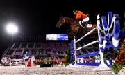 4 August 2021; Marc Houtzager of Netherlands riding Dante during the jumping individual final at the Equestrian Park during the 2020 Tokyo Summer Olympic Games in Tokyo, Japan. Photo by Stephen McCarthy/Sportsfile