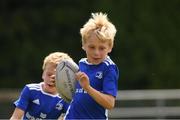 4 August 2021; Participants in action during the Bank of Ireland Leinster Rugby Summer Camp at Coolmine RFC in Dublin. Photo by Matt Browne/Sportsfile