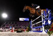 4 August 2021; Malin Baryard-Johnsson of Sweden riding Indiana during the jumping individual final at the Equestrian Park during the 2020 Tokyo Summer Olympic Games in Tokyo, Japan. Photo by Stephen McCarthy/Sportsfile