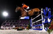 4 August 2021; Maikel van der Vleuten of Netherlands riding Beauville Z during the jumping individual final at the Equestrian Park during the 2020 Tokyo Summer Olympic Games in Tokyo, Japan. Photo by Stephen McCarthy/Sportsfile