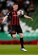 29 July 2021; Ross Tierney of Bohemians during the UEFA Europa Conference League second qualifying round second leg match between Bohemians and F91 Dudelange at Aviva Stadium in Dublin. Photo by Eóin Noonan/Sportsfile