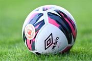 16 July 2021; A general view of a football during the SSE Airtricity League Premier Division match between St Patrick's Athletic and Drogheda United at Richmond Park in Dublin.  Photo by Piaras Ó Mídheach/Sportsfile