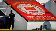 16 July 2021; St Patrick's Athletic head coach Stephen O'Donnell during the SSE Airtricity League Premier Division match between St Patrick's Athletic and Drogheda United at Richmond Park in Dublin.  Photo by Piaras Ó Mídheach/Sportsfile