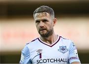 16 July 2021; Dane Massey of Drogheda United during the SSE Airtricity League Premier Division match between St Patrick's Athletic and Drogheda United at Richmond Park in Dublin.  Photo by Piaras Ó Mídheach/Sportsfile