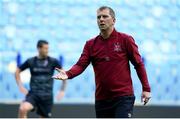 4 August 2021; Head coach Vinny Perth during a Dundalk Squad training session at GelreDome in Arnhem, Netherlands. Photo by Rene Nijhuis/Sportsfile