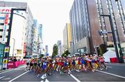5 August 2021; A general view of the men's 20 kilometre walk final at Sapporo Odori Park on day 13 during the 2020 Tokyo Summer Olympic Games in Sapporo, Japan. Photo by Ramsey Cardy/Sportsfile