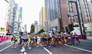 5 August 2021; A general view of the men's 20 kilometre walk final at Sapporo Odori Park on day 13 during the 2020 Tokyo Summer Olympic Games in Sapporo, Japan. Photo by Ramsey Cardy/Sportsfile