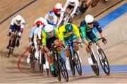 5 August 2021; Mark Downey of Ireland in action during the men's omnium tempo race at Izu velodrome on day 13 during the 2020 Tokyo Summer Olympic Games in Shizuoka, Japan. Photo by Alex Broadway/Sportsfile