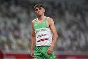 5 August 2021; Andrew Coscoran of Ireland after the semi-final of the men's 1500 metres at the Olympic Stadium on day 13 during the 2020 Tokyo Summer Olympic Games in Tokyo, Japan. Photo by Stephen McCarthy/Sportsfile