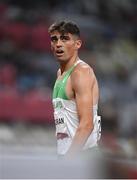 5 August 2021; Andrew Coscoran of Ireland after the semi-final of the men's 1500 metres at the Olympic Stadium on day 13 during the 2020 Tokyo Summer Olympic Games in Tokyo, Japan. Photo by Stephen McCarthy/Sportsfile