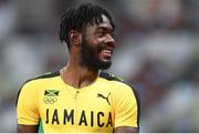 5 August 2021; Christopher Taylor of Jamaica before the final of the men's 400 metres at the Olympic Stadium on day 13 during the 2020 Tokyo Summer Olympic Games in Tokyo, Japan. Photo by Stephen McCarthy/Sportsfile