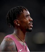 5 August 2021; Michael Cherry of USA before the final of the men's 400 metres at the Olympic Stadium on day 13 during the 2020 Tokyo Summer Olympic Games in Tokyo, Japan. Photo by Stephen McCarthy/Sportsfile