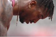 5 August 2021; Michael Cherry of USA before the final of the men's 400 metres at the Olympic Stadium on day 13 during the 2020 Tokyo Summer Olympic Games in Tokyo, Japan. Photo by Stephen McCarthy/Sportsfile