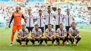 5 August 2021; The Dundalk team prior to the UEFA Europa Conference League third qualifying round first leg match between Vitesse and Dundalk at GelreDome in Arnhem, Netherlands. Photo by Rene Nijhuis/Sportsfile