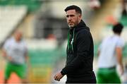 5 August 2021; Shamrock Rovers manager Stephen Bradley before the UEFA Europa Conference League third qualifying round first leg match between Shamrock Rovers and Teuta at Tallaght Stadium in Dublin. Photo by Eóin Noonan/Sportsfile