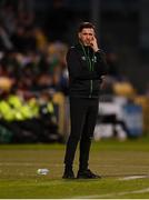 5 August 2021; Shamrock Rovers manager Stephen Bradley during the UEFA Europa Conference League third qualifying round first leg match between Shamrock Rovers and Teuta at Tallaght Stadium in Dublin. Photo by Harry Murphy/Sportsfile