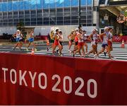 6 August 2021; A general view of the men's 50 kilometre walk final at Sapporo Odori Park on day 14 during the 2020 Tokyo Summer Olympic Games in Sapporo, Japan. Photo by Ramsey Cardy/Sportsfile