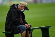 31 July 2021; Photographer George Hatchell awaits the arrival of the Cork players for a team photograph before the GAA Hurling All-Ireland Senior Championship Quarter-Final match between Dublin and Cork at Semple Stadium in Thurles, Tipperary. Photo by Piaras Ó Mídheach/Sportsfile