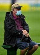 31 July 2021; Photographer George Hatchell awaits the arrival of the Cork players for a team photograph before the GAA Hurling All-Ireland Senior Championship Quarter-Final match between Dublin and Cork at Semple Stadium in Thurles, Tipperary. Photo by Piaras Ó Mídheach/Sportsfile