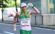 6 August 2021; Brendan Boyce of Ireland uses water to cool himself during the men's 50 kilometre walk final at Sapporo Odori Park on day 14 during the 2020 Tokyo Summer Olympic Games in Sapporo, Japan. Photo by Ramsey Cardy/Sportsfile