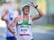 6 August 2021; Brendan Boyce of Ireland uses water to cool himself during the men's 50 kilometre walk final at Sapporo Odori Park on day 14 during the 2020 Tokyo Summer Olympic Games in Sapporo, Japan. Photo by Ramsey Cardy/Sportsfile