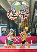 6 August 2021; Alex Wright of Ireland, left, and Carl Dohmann of Germany in action during the men's 50 kilometre walk final at Sapporo Odori Park on day 14 during the 2020 Tokyo Summer Olympic Games in Sapporo, Japan. Photo by Ramsey Cardy/Sportsfile
