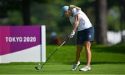 6 August 2021; Stephanie Meadow of Ireland plays from the third tee box during round three of the women's individual stroke play at the Kasumigaseki Country Club during the 2020 Tokyo Summer Olympic Games in Kawagoe, Saitama, Japan. Photo by Brendan Moran/Sportsfile