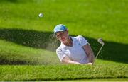 6 August 2021; Stephanie Meadow of Ireland chips out of a bunker on the second green during round three of the women's individual stroke play at the Kasumigaseki Country Club during the 2020 Tokyo Summer Olympic Games in Kawagoe, Saitama, Japan. Photo by Brendan Moran/Sportsfile