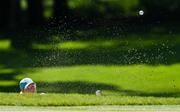 6 August 2021; Stephanie Meadow of Ireland chips from a bunker on the sixth green during round three of the women's individual stroke play at the Kasumigaseki Country Club during the 2020 Tokyo Summer Olympic Games in Kawagoe, Saitama, Japan. Photo by Brendan Moran/Sportsfile