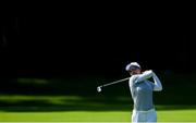 6 August 2021; Min Lee of Chinese Taipei plays from the second fairway during round three of the women's individual stroke play at the Kasumigaseki Country Club during the 2020 Tokyo Summer Olympic Games in Kawagoe, Saitama, Japan. Photo by Brendan Moran/Sportsfile