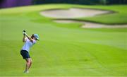 6 August 2021; Leona Maguire of Ireland plays a shot from the fifth fairway during round three of the women's individual stroke play at the Kasumigaseki Country Club during the 2020 Tokyo Summer Olympic Games in Kawagoe, Saitama, Japan. Photo by Brendan Moran/Sportsfile