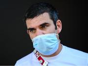 6 August 2021; Team Ireland boxing high performance director Bernard Dunne during a media conference in the Olympic Village during the 2020 Tokyo Summer Olympic Games in Tokyo, Japan. Photo by Stephen McCarthy/Sportsfile