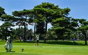 6 August 2021; Stephanie Meadow of Ireland plays from the 12th tee box during round three of the women's individual stroke play at the Kasumigaseki Country Club during the 2020 Tokyo Summer Olympic Games in Kawagoe, Saitama, Japan. Photo by Brendan Moran/Sportsfile