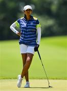 6 August 2021; Aditi Ashok of India during round three of the women's individual stroke play at the Kasumigaseki Country Club during the 2020 Tokyo Summer Olympic Games in Kawagoe, Saitama, Japan. Photo by Brendan Moran/Sportsfile