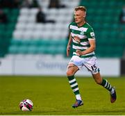 5 August 2021; Liam Scales of Shamrock Rovers during the UEFA Europa Conference League third qualifying round first leg match between Shamrock Rovers and Teuta at Tallaght Stadium in Dublin. Photo by Harry Murphy/Sportsfile
