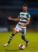 5 August 2021; Danny Mandroiu of Shamrock Rovers during the UEFA Europa Conference League third qualifying round first leg match between Shamrock Rovers and Teuta at Tallaght Stadium in Dublin. Photo by Harry Murphy/Sportsfile