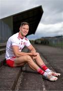 5 August 2021; Kieran McGeary of Tyrone during the GAA All-Ireland Senior Football Championship Launch at Pomeroy Plunkett's GAA Club in Tyrone. Photo by Harry Murphy/Sportsfile