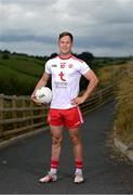 5 August 2021; Kieran McGeary of Tyrone during the GAA All-Ireland Senior Football Championship Launch at Pomeroy Plunkett's GAA Club in Tyrone. Photo by Harry Murphy/Sportsfile