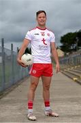 5 August 2021; Kieran McGeary of Tyrone during the GAA All-Ireland Senior Football Championship Launch at Pomeroy Plunkett's GAA Club in Tyrone. Photo by Harry Murphy/Sportsfile