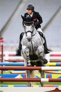 6 August 2021; Ilke Ozyuksel of Turkey riding Cristbal 21 during the women's riding show jumping at Tokyo Stadium on day 14 during the 2020 Tokyo Summer Olympic Games in Tokyo, Japan. Photo by Stephen McCarthy/Sportsfile